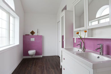 Ein Bad mit Mut zur Farbe